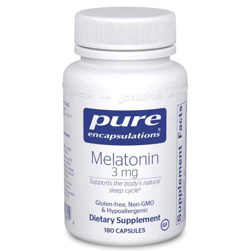Melatonin 3 Mg, 180 Capsules, by Pure Encapsulations