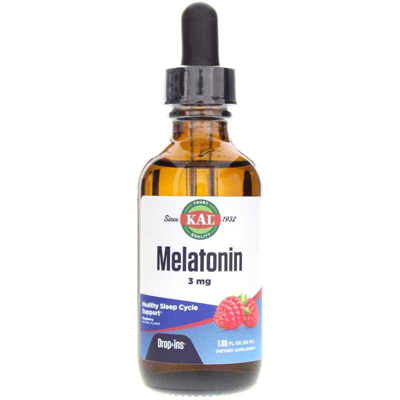 Melatonin 3 Mg Dropins, Raspberry, by Kal