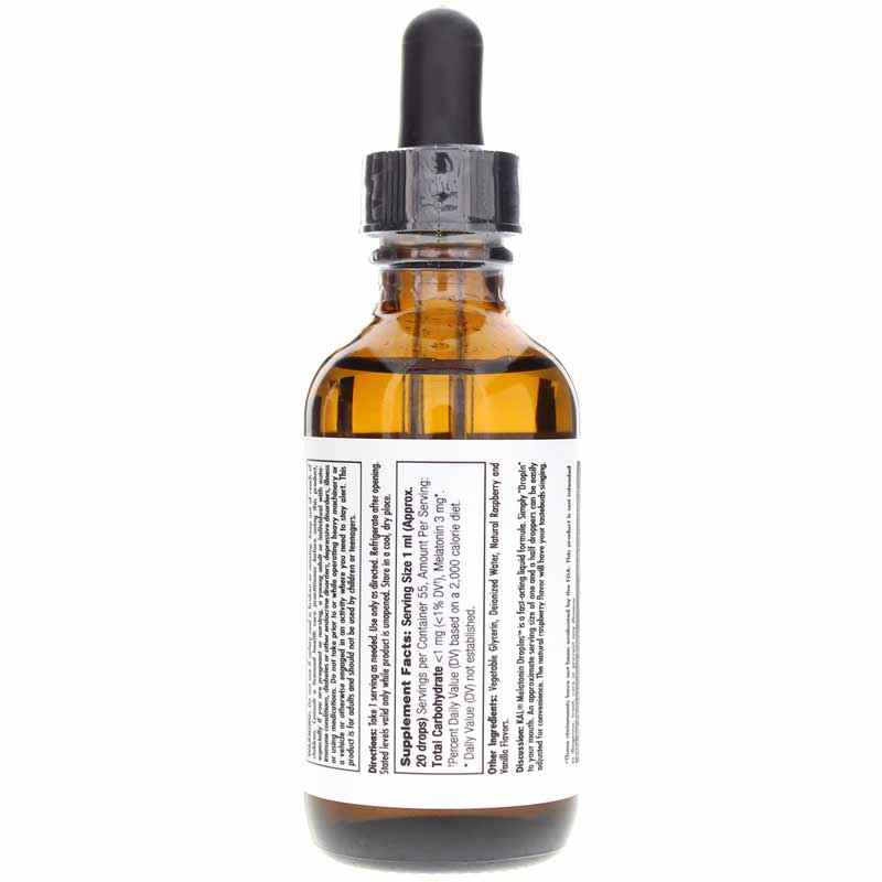 Melatonin 3 Mg Dropins, Raspberry, by Kal, image #3