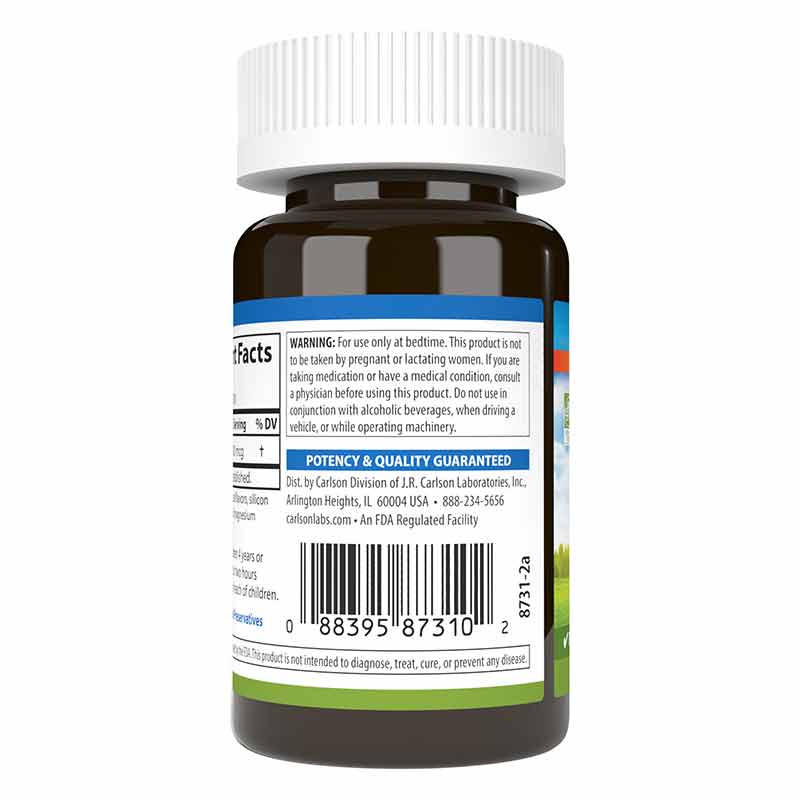 Melatonin 300 Mcg, 100 Tablets, by Carlson Labs, image #3