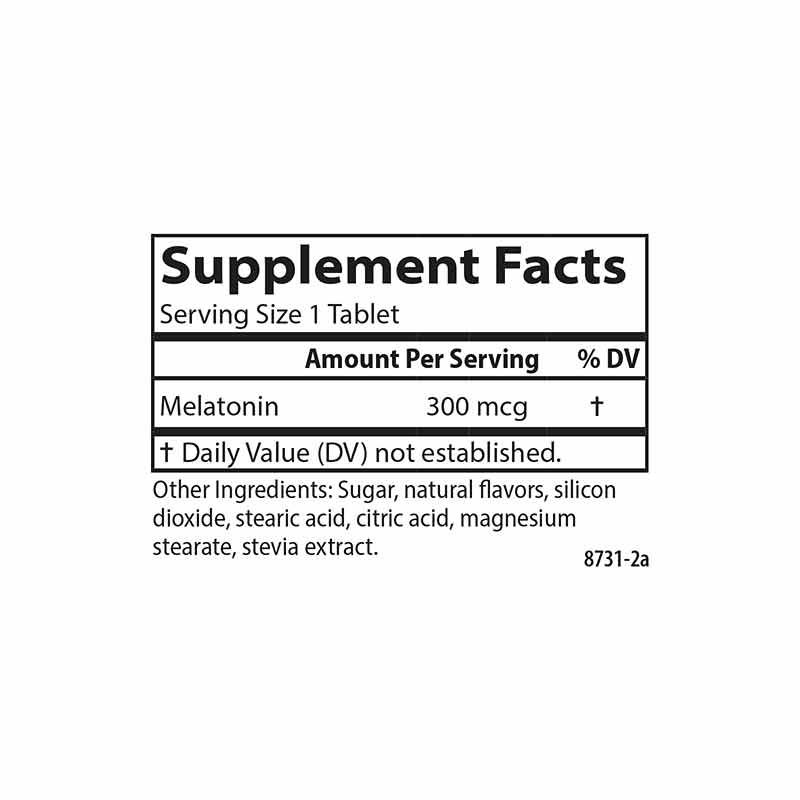 Melatonin 300 Mcg, 100 Tablets, by Carlson Labs, image #4