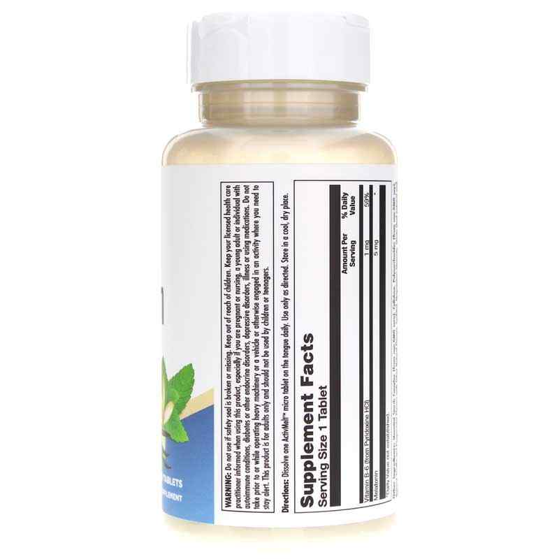 Melatonin 5 Mg ActivMelt, Vanilla Mint, by Kal, image #2