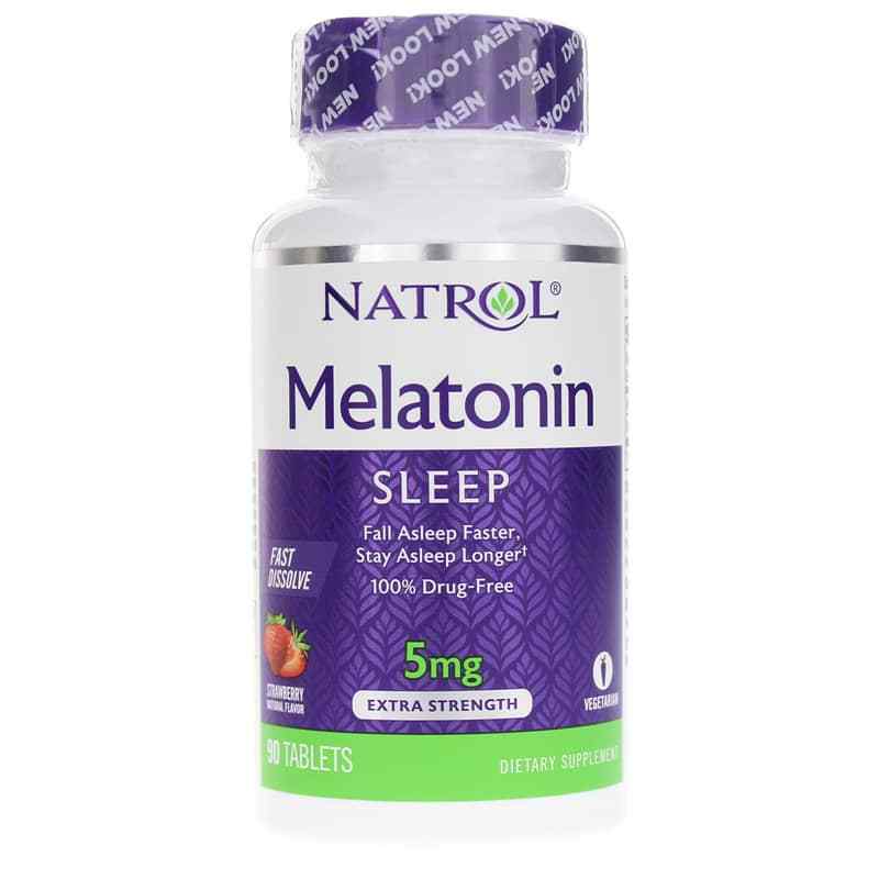 Melatonin 5 Mg Fast Dissolve Extra Strength, by Natrol