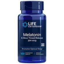 Melatonin 6 Hour Timed Release 300 Mcg, by Life Extension