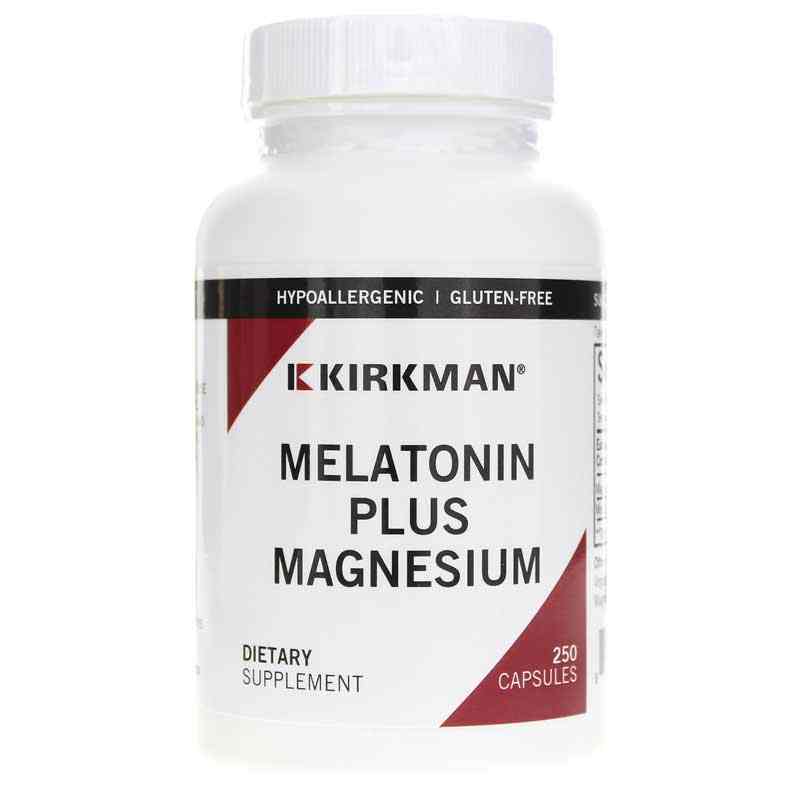 Melatonin Plus Magnesium, 250 Capsules, by Kirkman