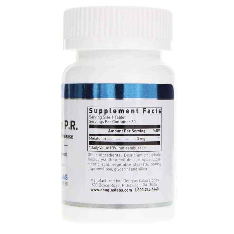 Melatonin Prolonged-Release 3 Mg, 60 Tablets, by Douglas Laboratories, image #2