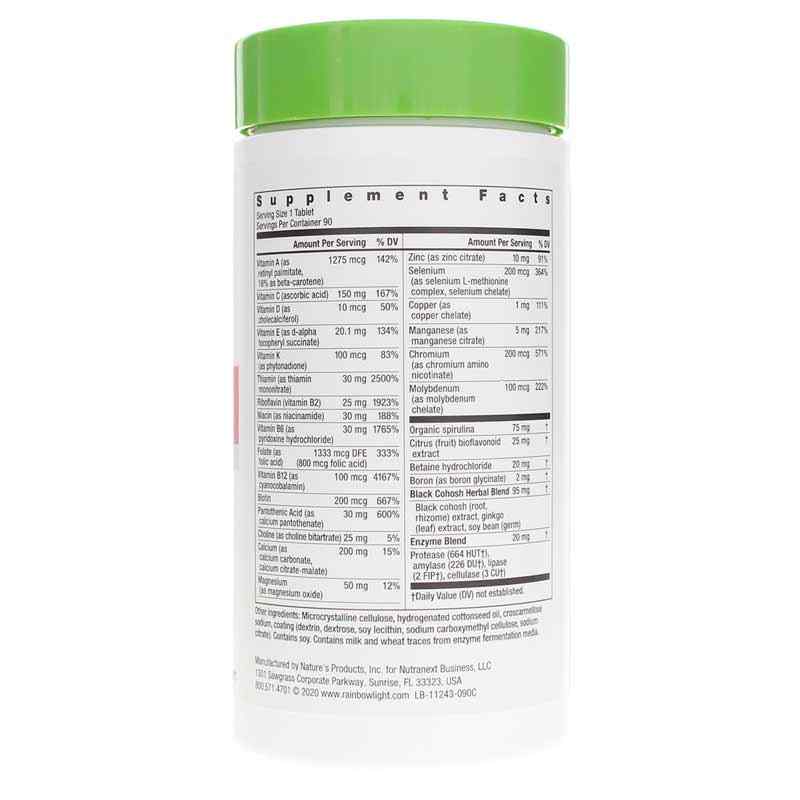 Menopause One Multivitamin, 90 Tablets, by Rainbow Light, image #2