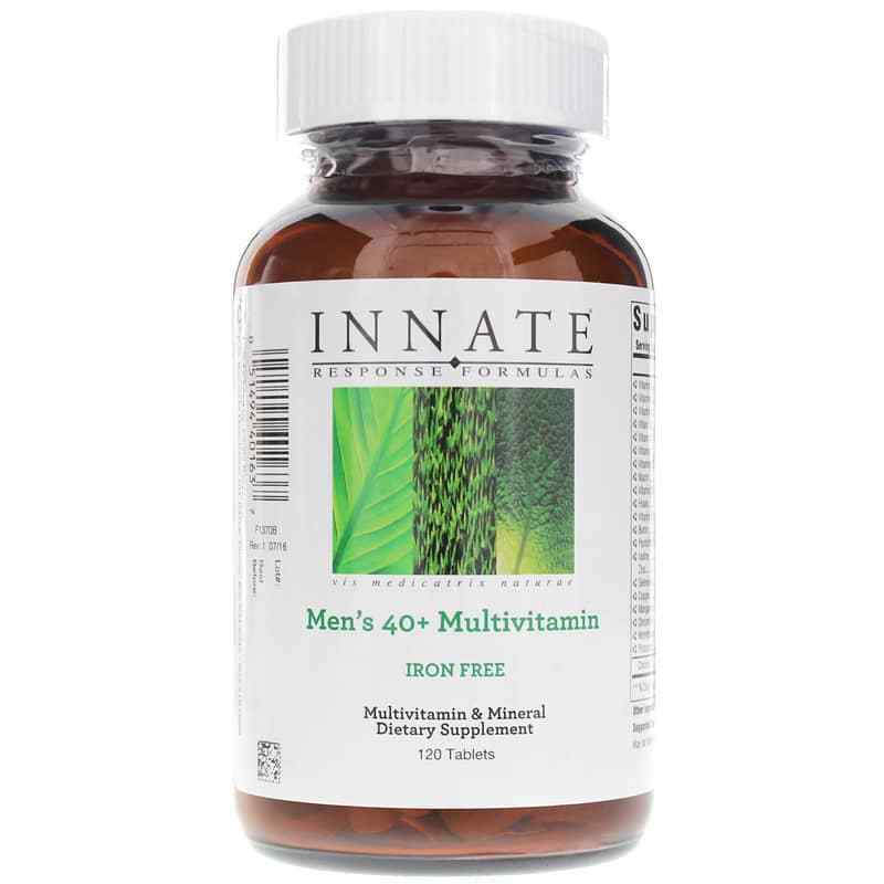Men's 40+ Multivitamin Iron Free, 120 Tablets, by Innate Response