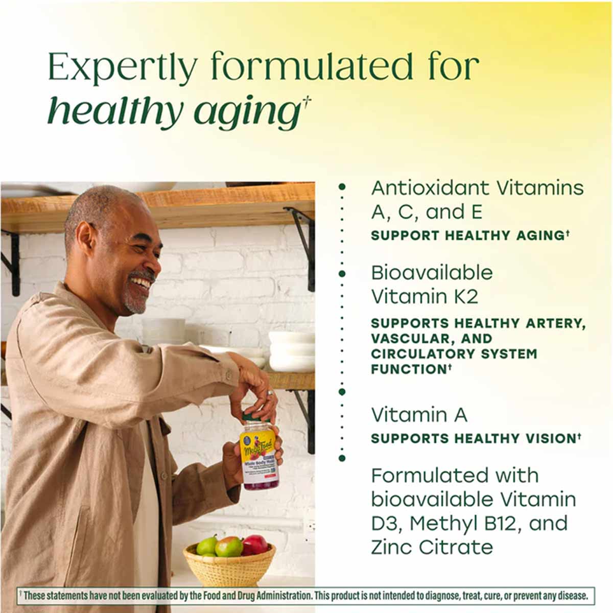 Men's 55+ Whole Body Multi Gummies, by Megafood