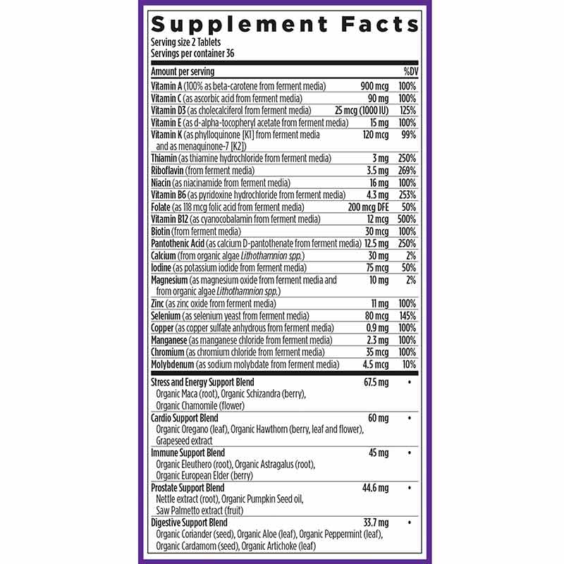 Mens Advanced Multi, 72 Tablets, by New Chapter, image #2