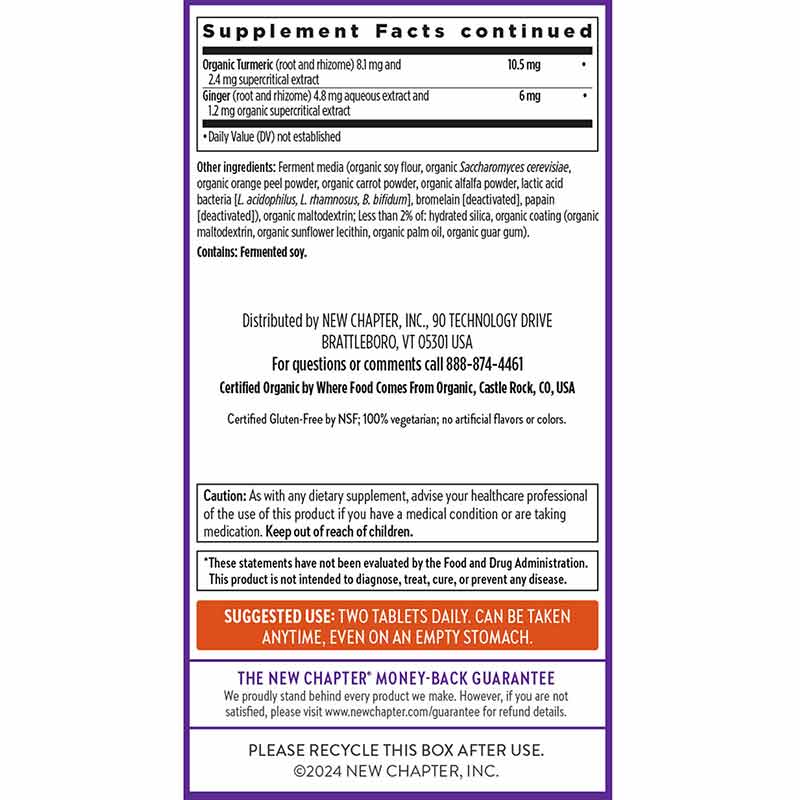 Mens Advanced Multi, 72 Tablets, by New Chapter, image #3