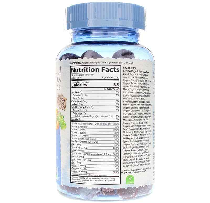 Men's Multi Whole Food Multivitamin Gummies, by Garden of Life mykind Organics, image #2