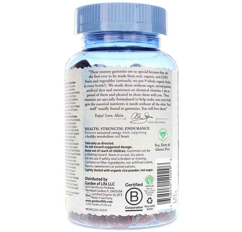 Men's Multi Whole Food Multivitamin Gummies, by Garden of Life mykind Organics, image #3