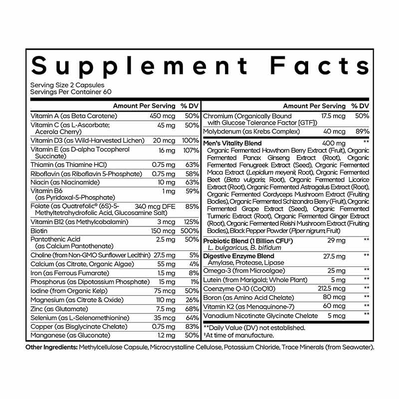 Men's Multivitamin Fermented, by Codeage, image #2