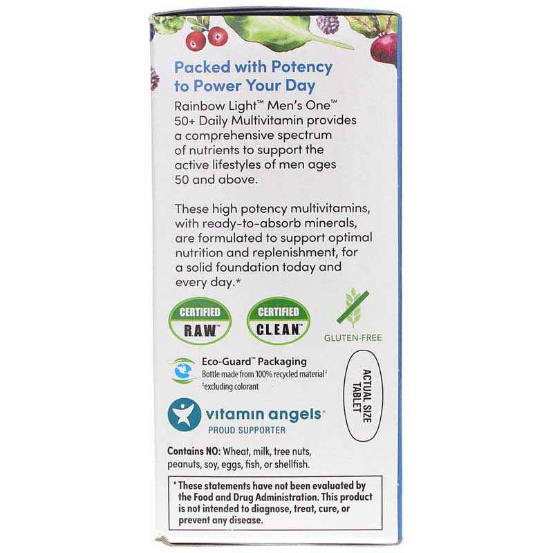 Men’s One 50+ Multivitamin, 120 Veg Tablets, by Rainbow Light, image #2
