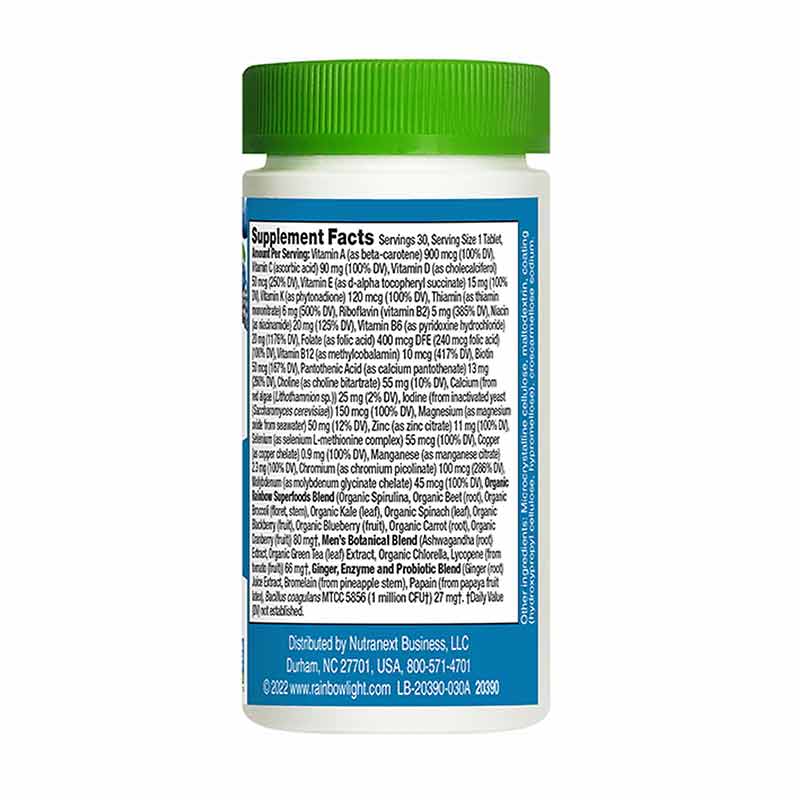 Men's One Multivitamin, 120 Tablets, by Rainbow Light, image #3