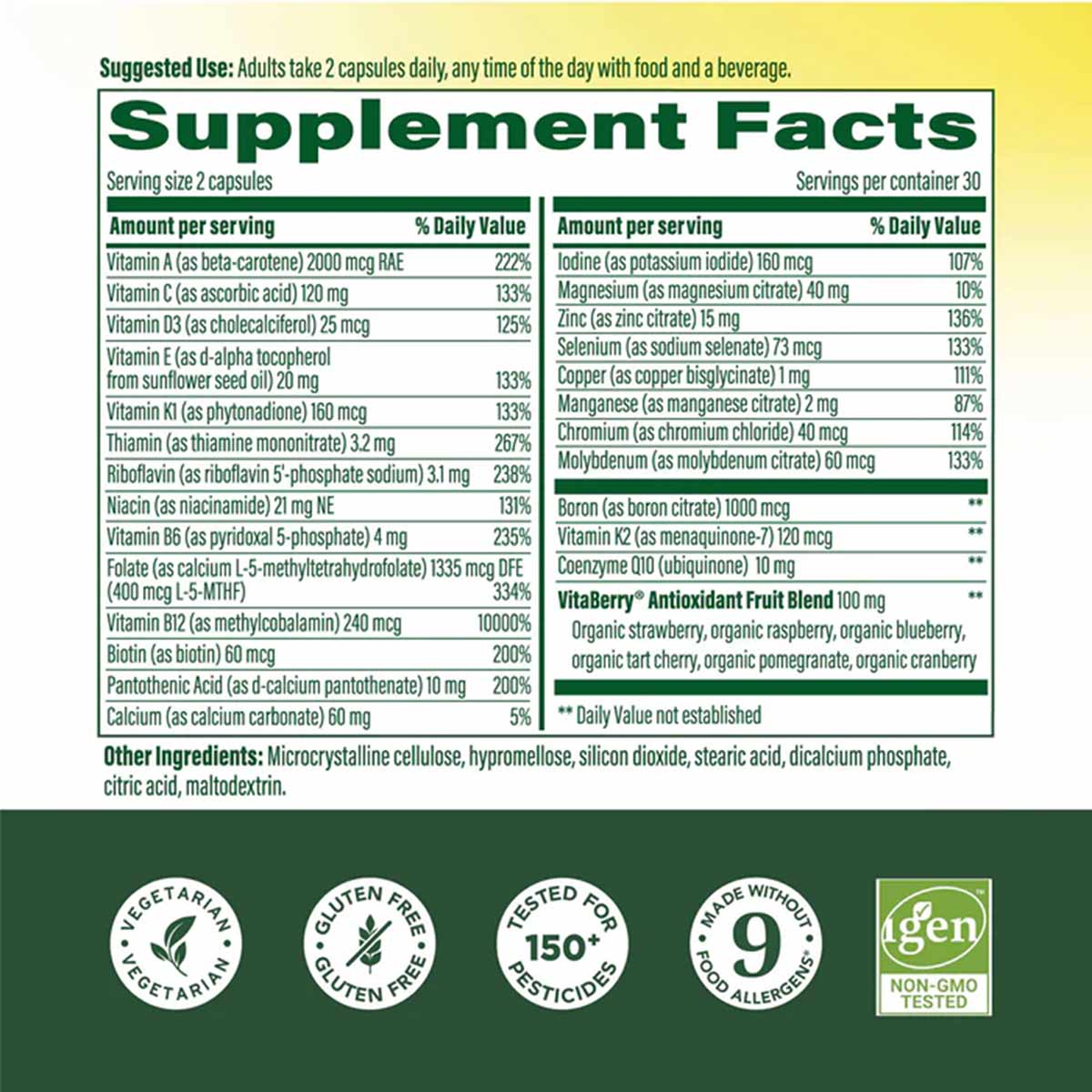 Men's Whole Body Multi Capsules, by Megafood