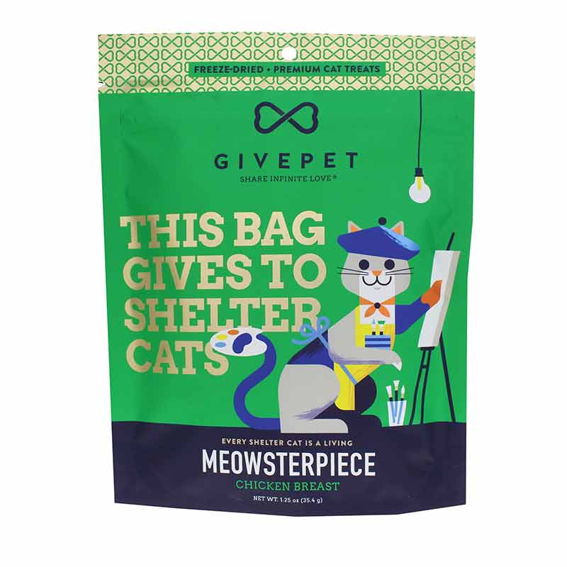 Meowsterpiece Freeze-Dried Cat Treats, by Give Pet