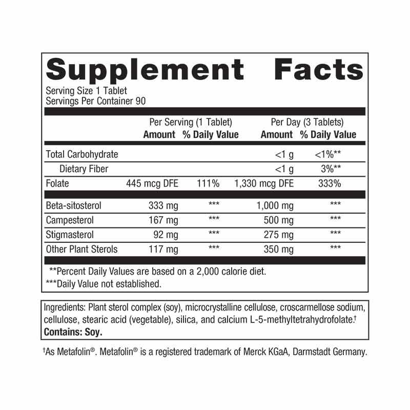 Meta-Sitosterol 2.0, 90 Tablets, by Metagenics, image #2
