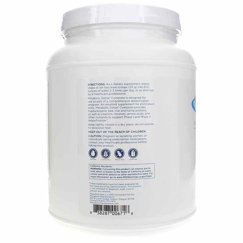 Metabolic Detox Complete, Vanilla, by Metabolic Maintenance, image #4