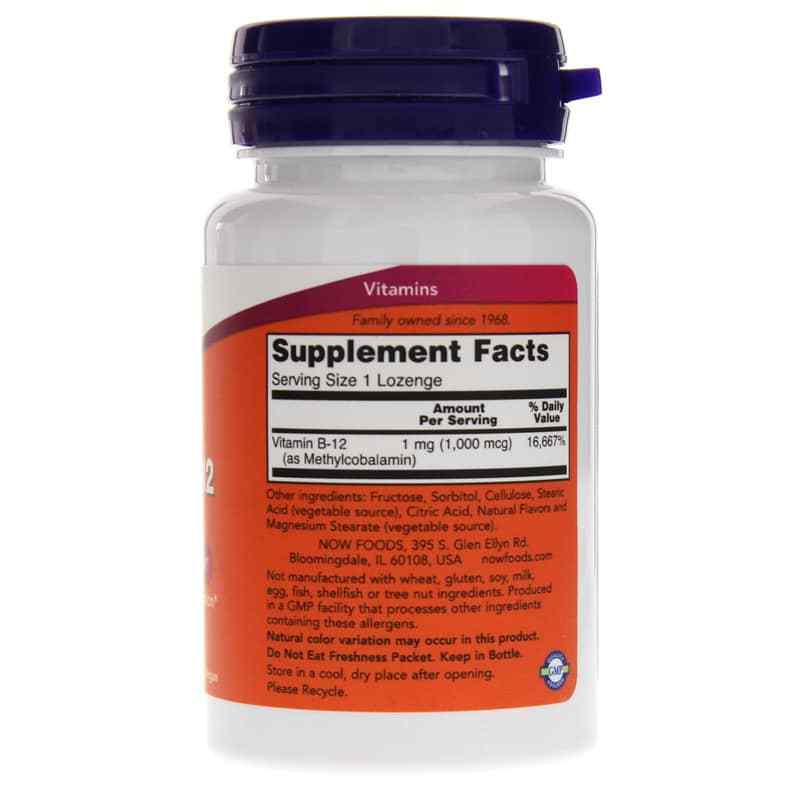 Methyl B-12 1000 Mcg, by NOW Foods, image #2