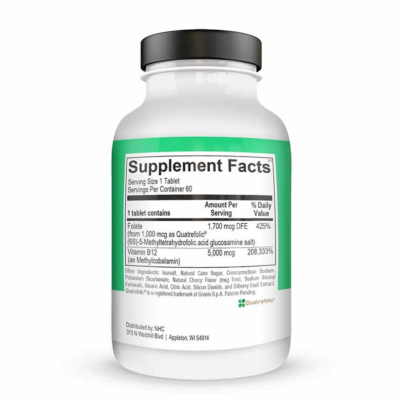 Methyl B-12, 60 Tablets, by Natural Healthy Concepts, image #2