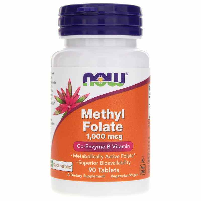 Methyl Folate 1,000 Mcg, 90 Tablets, by NOW Foods