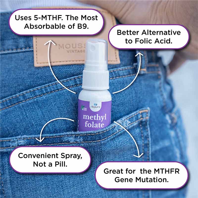 Methyl Folate Spray, by NB Pure, image #5