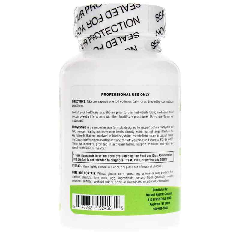 Methyl Shield, 60 Veg Capsules, by Natural Healthy Concepts, image #3