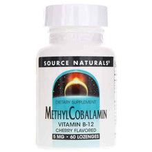 MethylCobalamin 5 Mg Vitamin B-12, 60 Lozenges, by Source Naturals