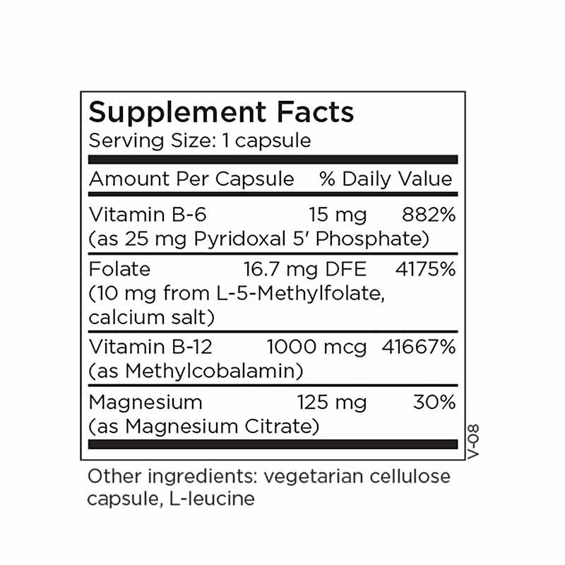 L-Methylfolate 10 mg + Cofactors, by Metabolic Maintenance, image #2