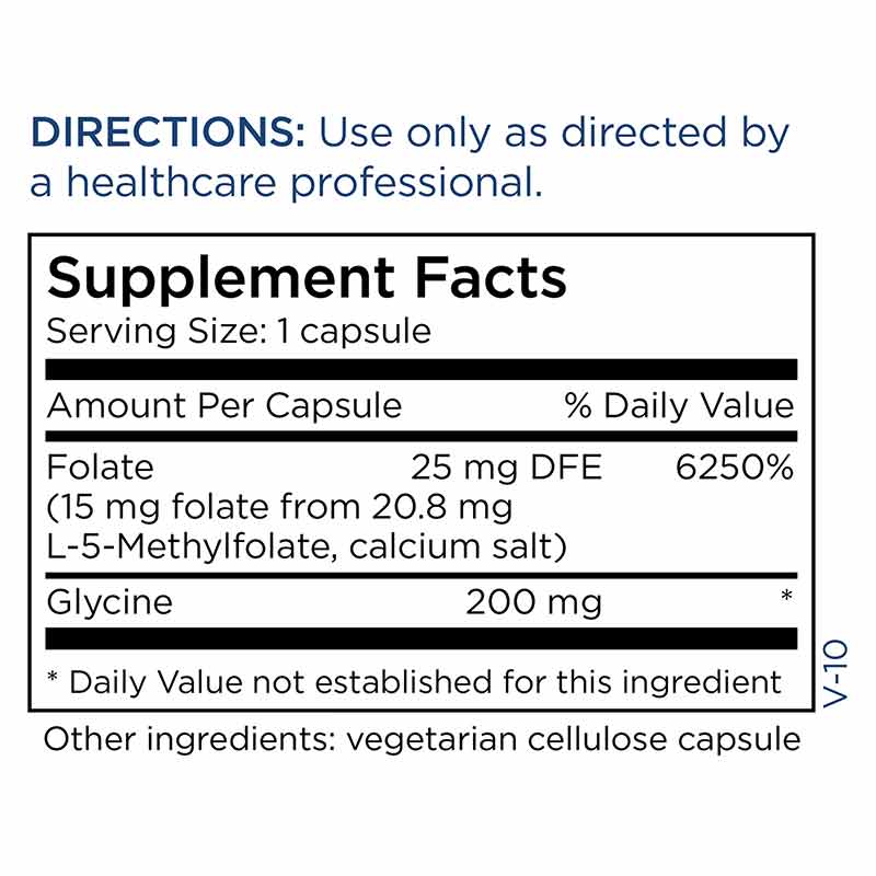 L-Methylfolate - 15 mg, 30 Capsules, by Metabolic Maintenance, image #2