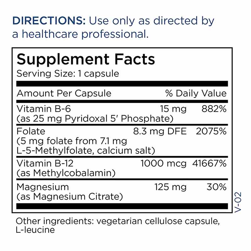 L-Methylfolate 5 mg + Cofactors, by Metabolic Maintenance, image #3