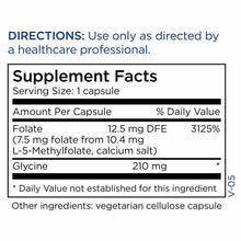 L-Methylfolate - 7.5 mg, 30 Capsules, by Metabolic Maintenance, image #2