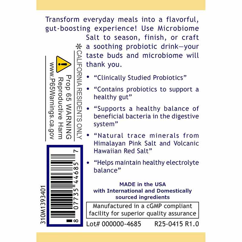 Microbiome Salt, 12 Oz, by Premier Research Labs, image #2