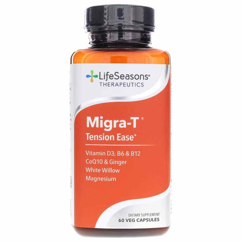 Migra-T, 60 Veg Capsules, by LifeSeasons