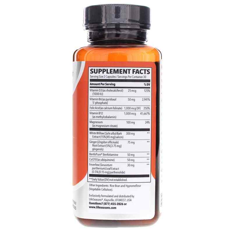 Migra-T, 60 Veg Capsules, by LifeSeasons, image #2