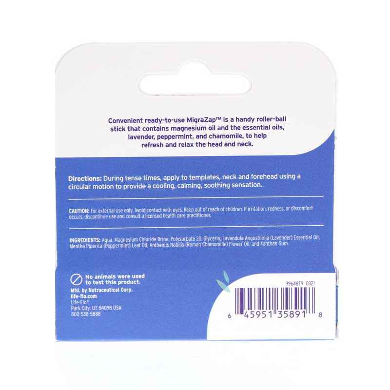 MIGRAZAP Magnesium Roll-On, by Life Flo, image #2