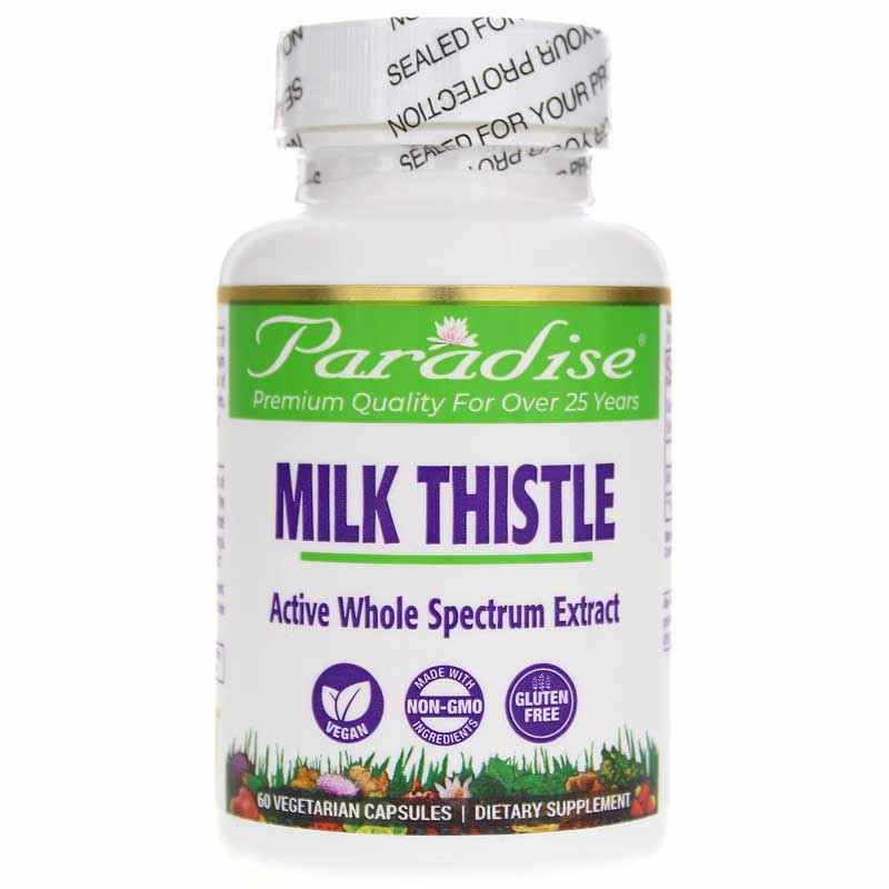 Milk Thistle, 60 Veg Capsules, by Paradise Herbs