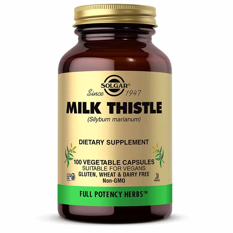 Milk Thistle, 100 Veg Capsules, by Solgar
