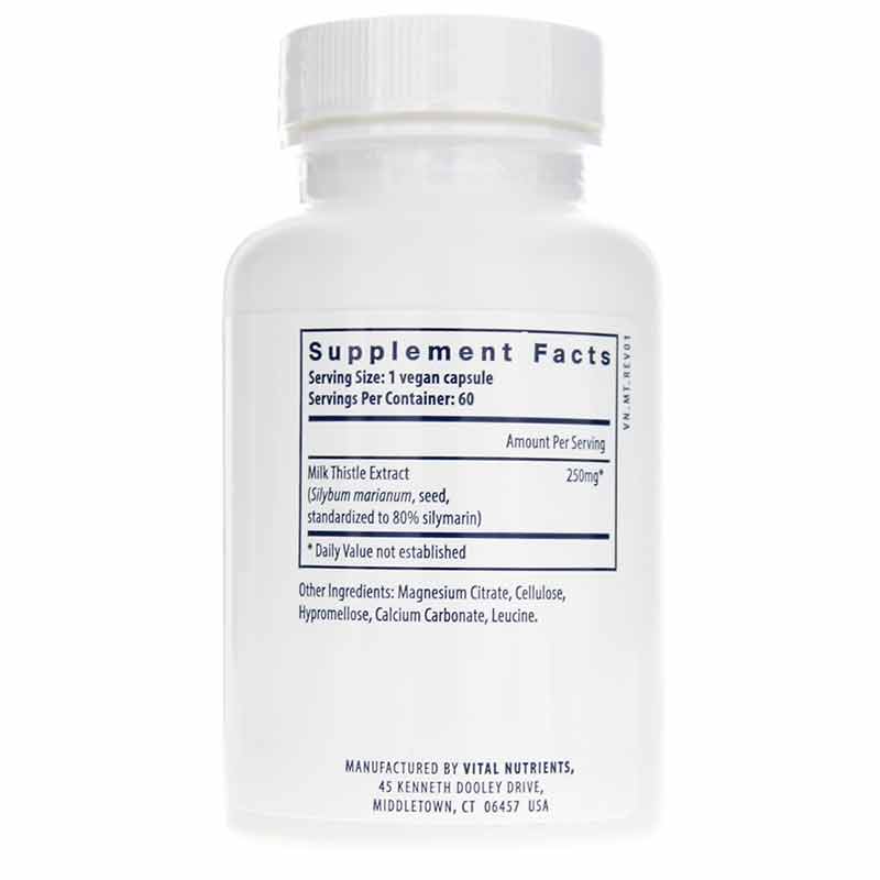 Milk Thistle Extract 250 Mg, by Vital Nutrients, image #2