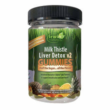 Milk Thistle Liver Detox Gummies, Pineapple, 30 Gummies, by Irwin Naturals