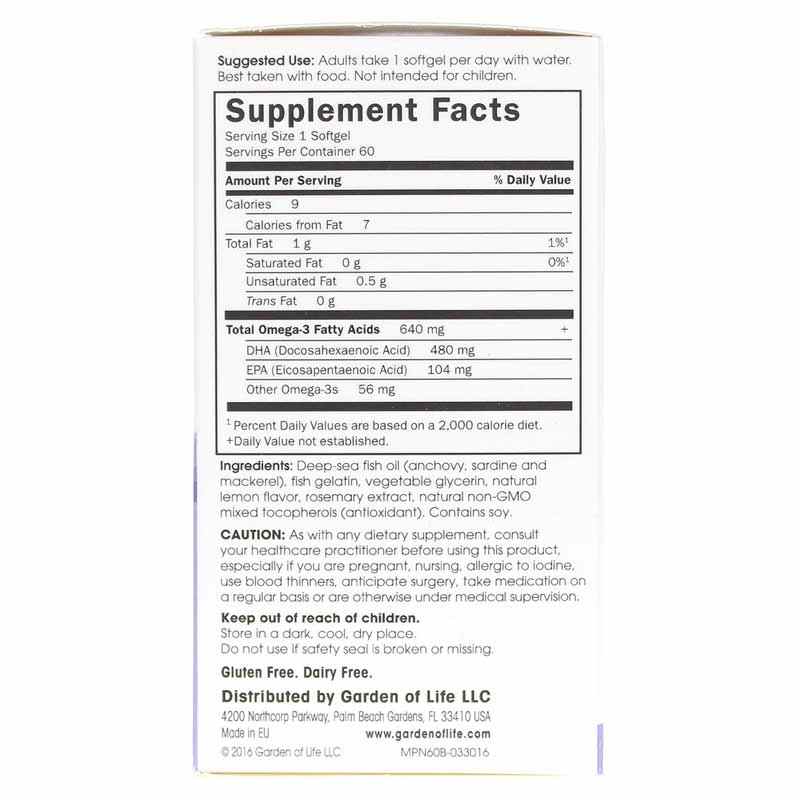 Minami Prenatal Omega-3 Fish Oil, 60 Softgels, by Garden of Life, image #2