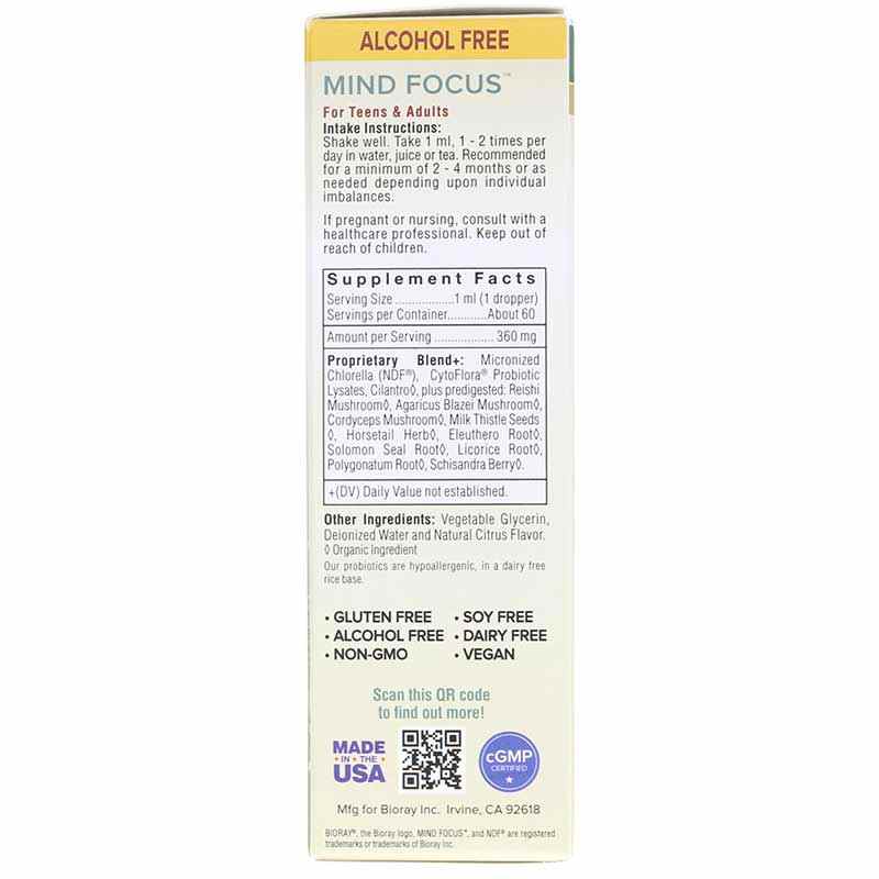 Mind Focus & Mental Energy, 2 Oz, by BioRay, image #2