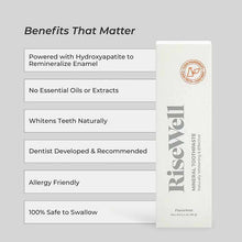 Mineral Toothpaste, Unflavored, by RiseWell, image #2
