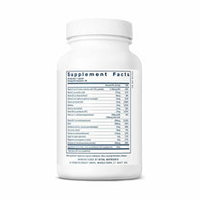 White bottle of Vital Nutrients multivitamin with white cap and supplement facts label visible on front.