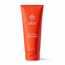 Sibu Beauty Moisturizing Body Cream in a 6 oz orange tube with white logo and text.