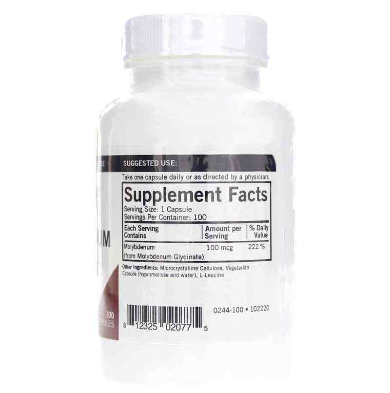 Molybdenum 100 Mcg, by Kirkman, image #2