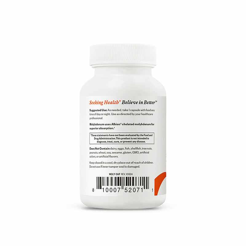 Molybdenum 500 Mcg, by Seeking Health, image #4