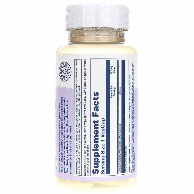Monolaurin 500 Mg (Natural Coconut Source), by Solaray, image #2